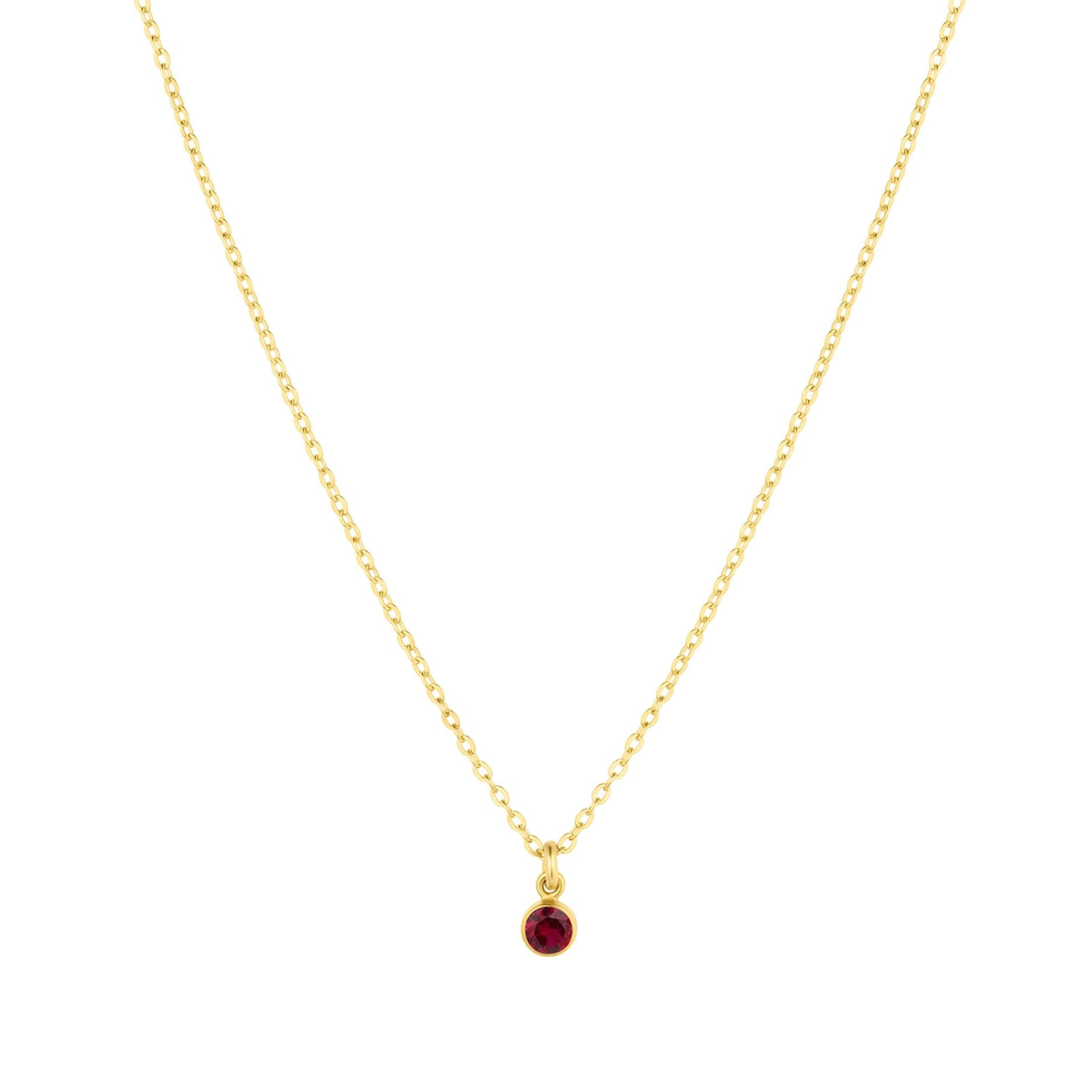 Birthstone Charm Necklace